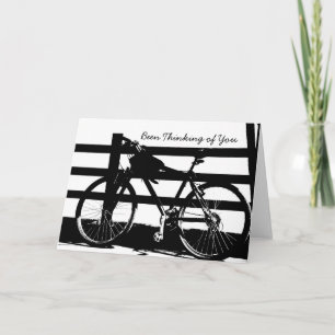 Bike/Black&White Thinking-of-You Card