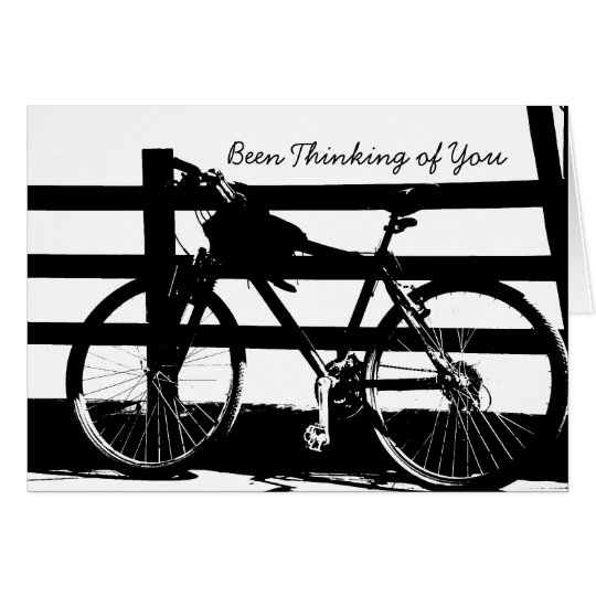 Bike/Black&White Thinking-of-You Card