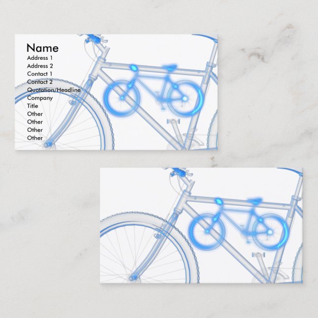 Bike Business Card (Front/Back)