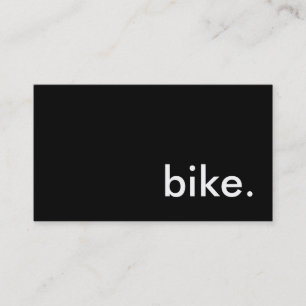 bike. business card