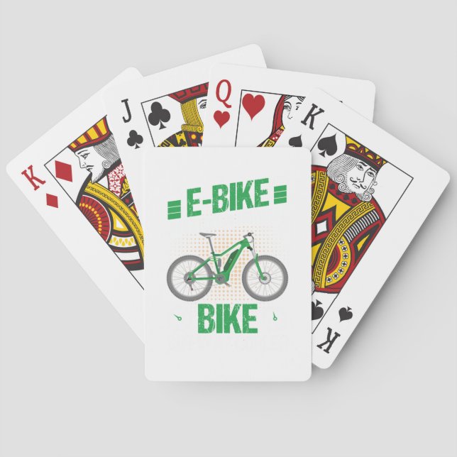 Bike But Way Cooler | for Bikers Playing Cards (Back)