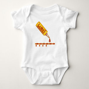 Bike chain lube Cycle Mechanic Baby Bodysuit