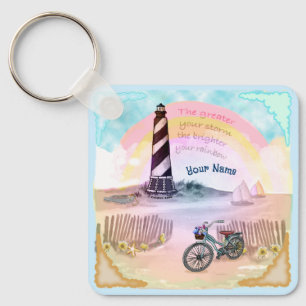 Bike Choice Lighthouse keychain