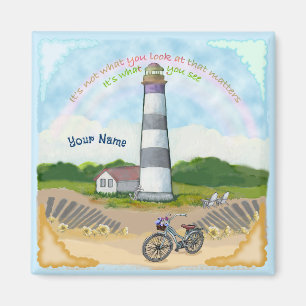 Bike Choice Lighthouse  Magnet