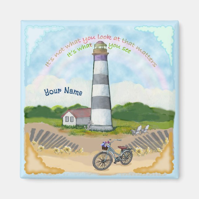 Bike Choice Lighthouse  Magnet (Front)