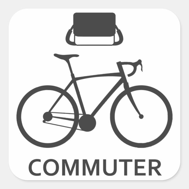 Bike Commuter Sticker (Front)