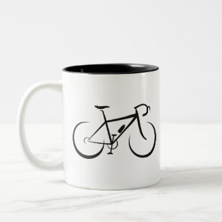 bike cool cycling road bikes outdoors exercise coo Two-Tone coffee mug