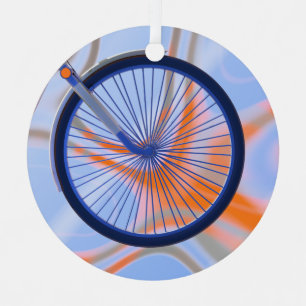 Bike Cycle - Bicycle Wheel Metal Tree Decoration
