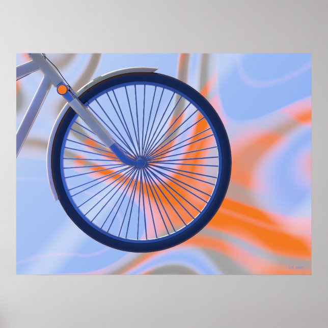 Bike Cycle - Bicycle Wheel Poster (Front)