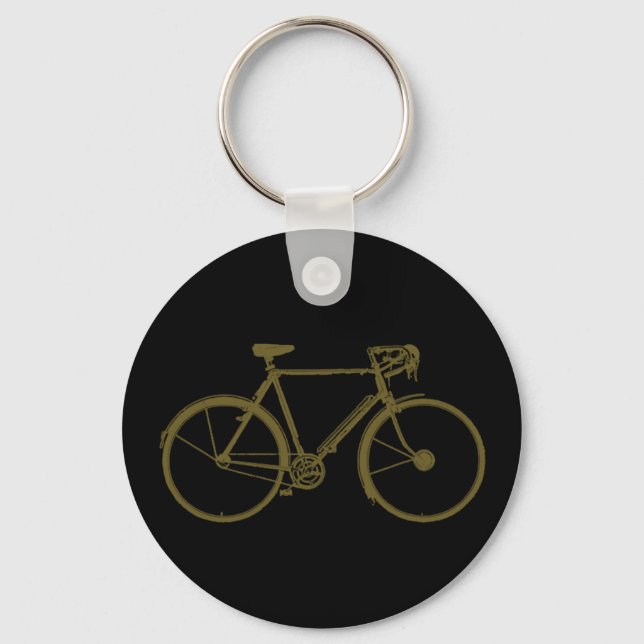 bike - cycling key ring (Front)