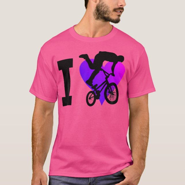 Bike Cycling Men'S Bmx Boys Bmx Bicycle T-Shirt (Front)