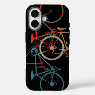 bike - cycling pattern iPhone 16 case