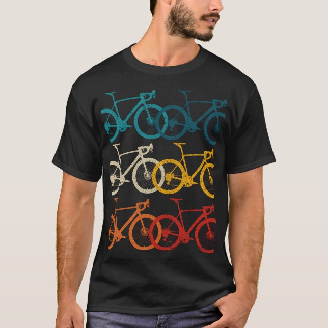 Bike Cycling Road Bike Racing Bicycle Cyclist T-Shirt (Front)