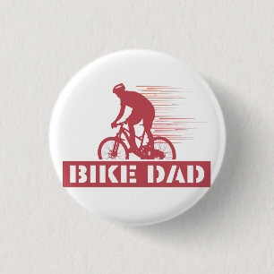 Bike Dad 3 Cm Round Badge