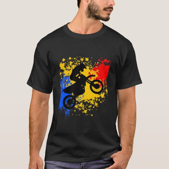 Bike Dirt Bike Motocross Mx T-Shirt (Front)