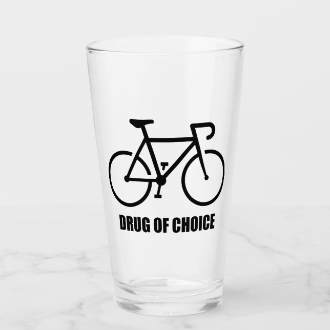 Bike, Drug Of Choice Glass (Front)