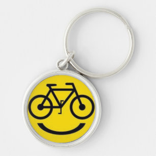bike face keychain