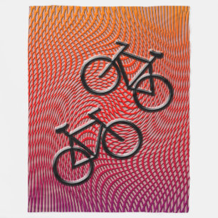 Bike Fleece Blanket