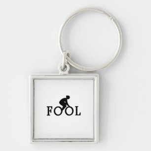 Bike Fool - Cyclist Fan Gift Key Ring