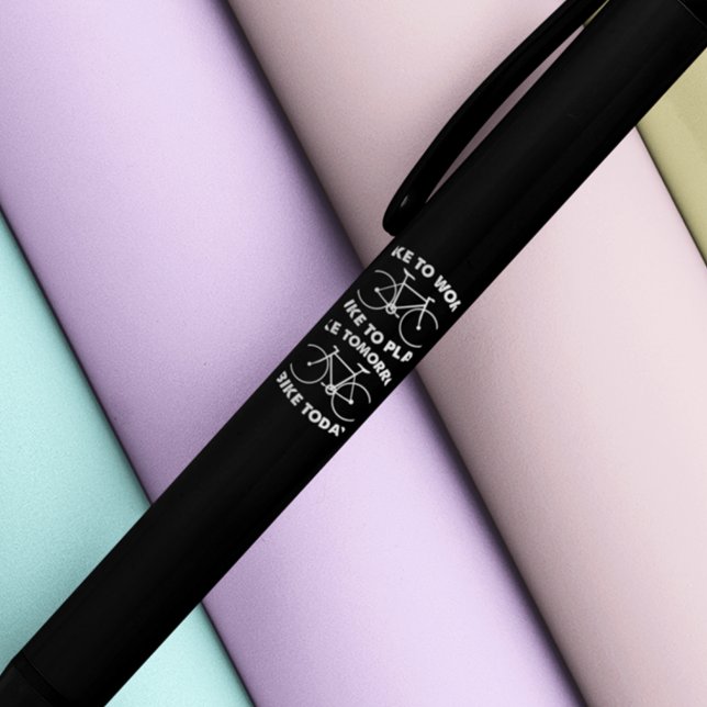 Bike Forever - Cool Cycling Black Ink Pen (Creator Uploaded)