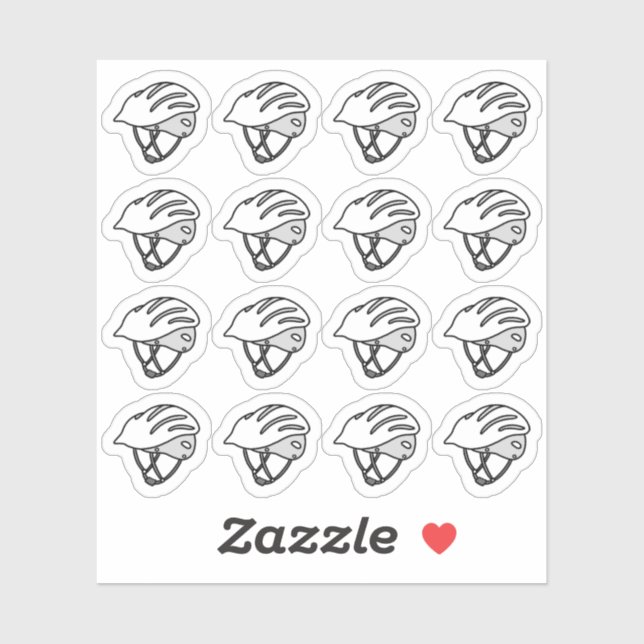 Bike Helmet Cycling Exercise Workout Bujo Planner (Sheet)