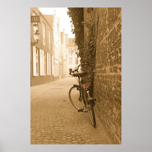 Bike in Belgium Poster (Front)