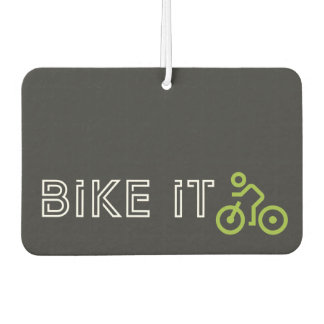 BIKE IT - Green Biking Symbol Car Air Freshener