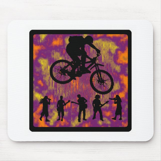 Bike Left Hand Mouse Mat (Front)