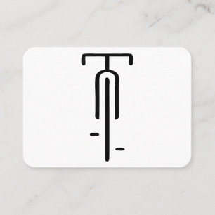 Bike logo minimal Retro, Cycling and Bicycle Lover Business Card