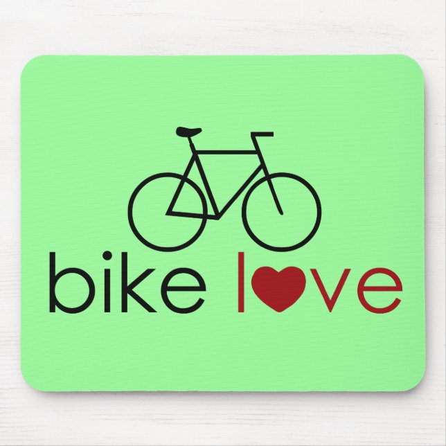 Bike Love Mouse Mat (Front)