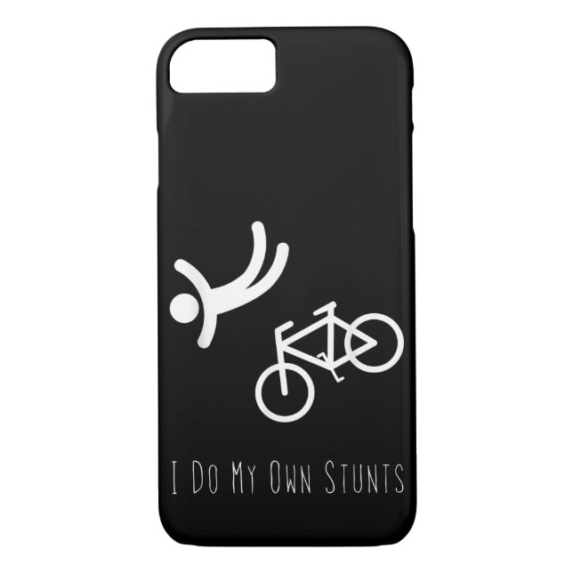 bike lover  - i do my own stunts bmx cycling gift Case-Mate iPhone case (Back)