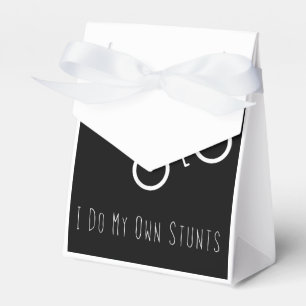 bike lover - i do my own stunts bmx cycling gift favour box
