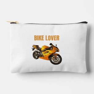 Bike Lover Motorcycle T-Shirt   Sport Bike Rider D Accessory Pouch