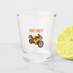 Bike Lover Motorcycle T-Shirt Sport Bike Rider D Shot Glass