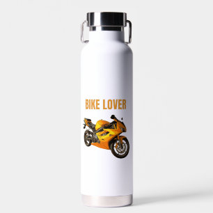 Bike Lover Motorcycle T-Shirt Sport Bike Rider D Water Bottle