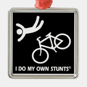 Bike My Own Stunts Metal Tree Decoration