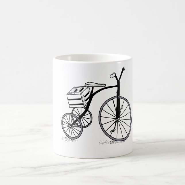 Bike on 3 wheels coffee mug (Center)