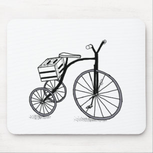 Bike on 3 wheels mouse mat