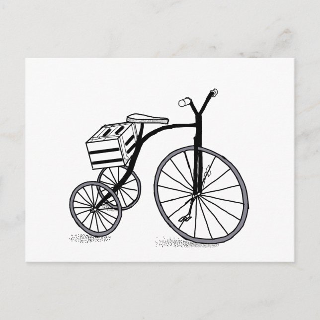 Bike on 3 wheels postcard (Front)