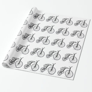 Bike on 3 wheels wrapping paper