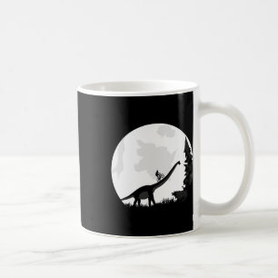 Bike On A Dinosaur Moon Silhouette Mtb Mountain Bi Coffee Mug