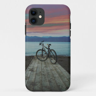 Bike On Pier Greece iPhone 11 Case