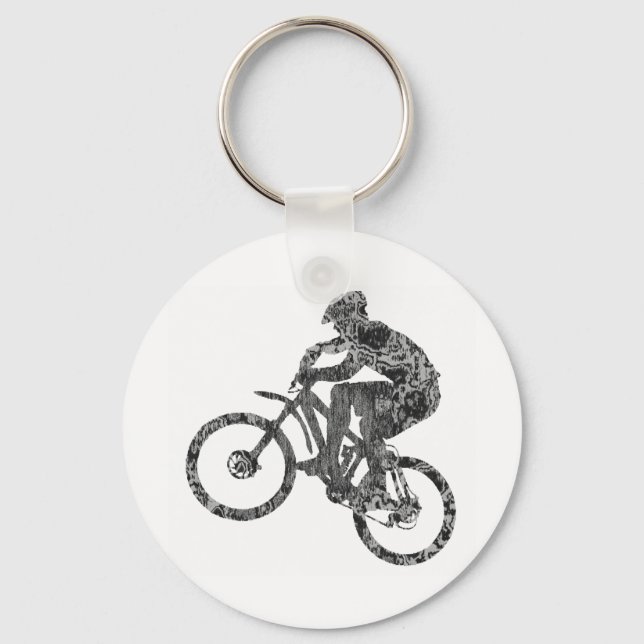 Bike on Walkabout Key Ring (Front)