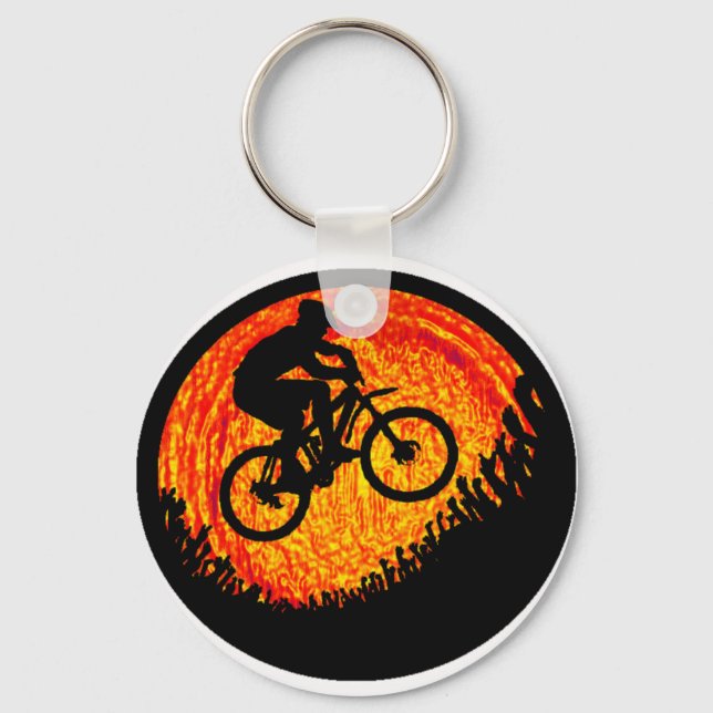Bike one love key ring (Front)