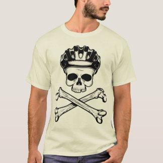 Bike or Die - Bike and Crossbones T-Shirt