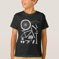 Bike Parts Downhill Rider Mountain Bike Funny MTB