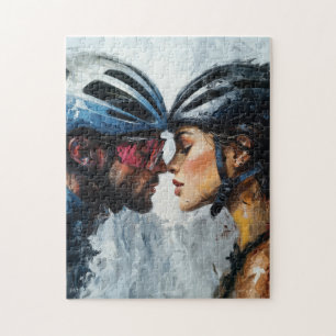 Bike Puzzle Road Bike Love – Cyclist Couple