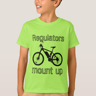 Bike Regulators Mount Up Lyric/Quote Kid's T-Shirt