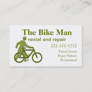 Bike Rental and Repair Business Card