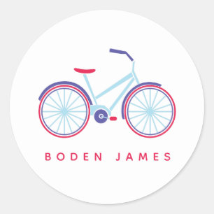 Bike Ride Classic Round Sticker